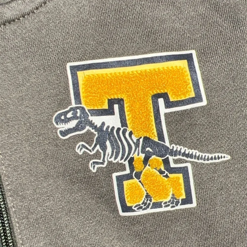 Old Navy Kids Olive Hoodie with Yellow Graphic
